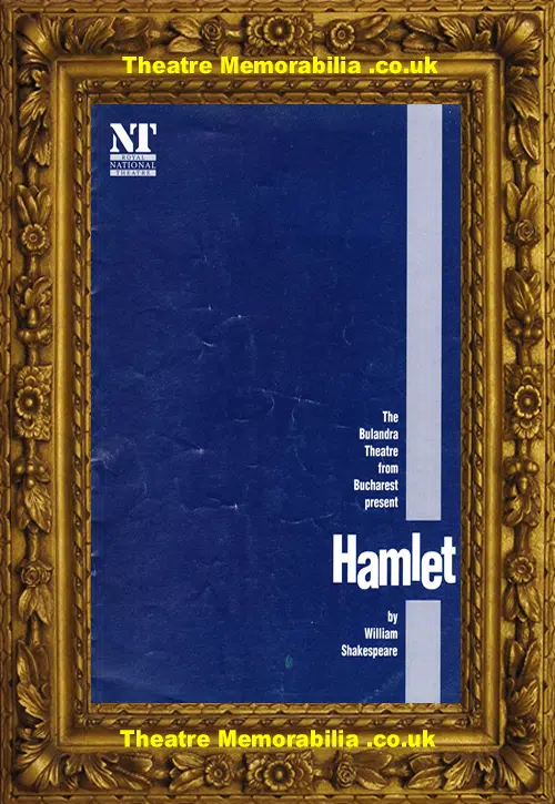 London National Theatre - Hamlet - 1990 - Bulandra Bucharest