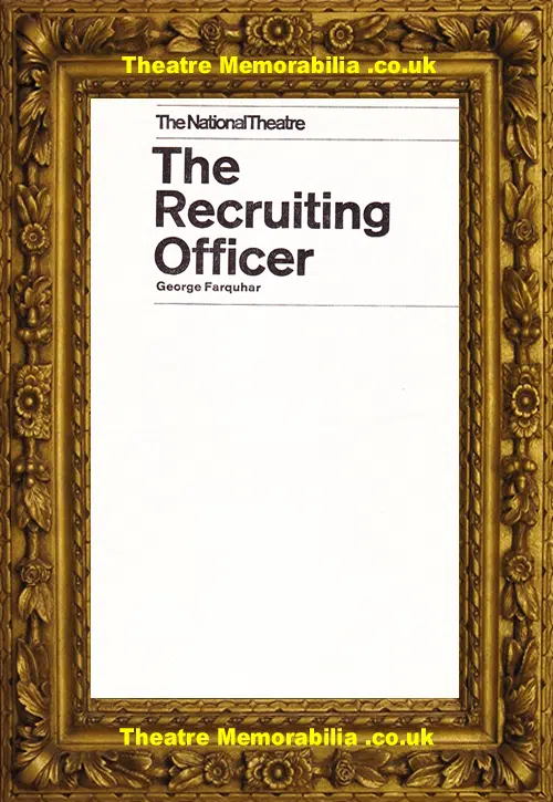 London National Theatre - The Recruiting Officer - 1963