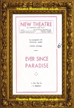 London New Theatre – Ever Since Paradise – 1947 – Ursula Jeans
