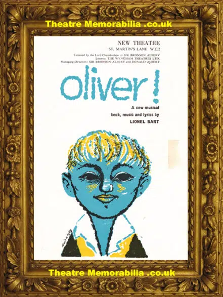 London New Theatre – Oliver – 1960
