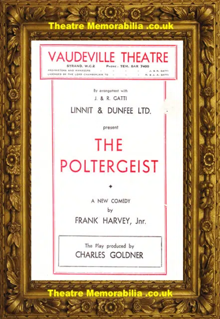 London New Theatre – The Poltergeist – 1947