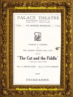London Palace Theatre – Cat And The Fiddle – 1932