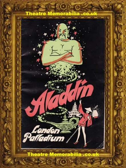 London Palladium Theatre – Aladdin – 1978 – Danny La Rue