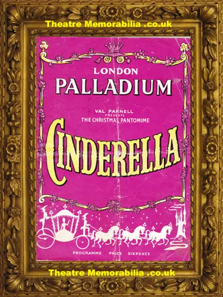 London Palladium Theatre – Cinderella – 1953 – Julie Andrews