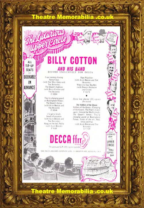 London Palladium Theatre - Fun And The Fair - 1953 George Formby