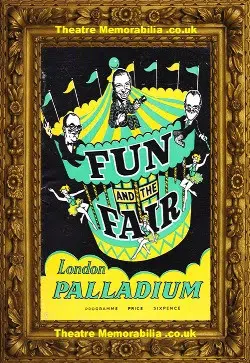 London Palladium Theatre – Fun And The Fair – 1953 George Formby
