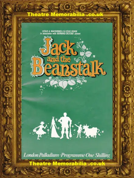 London Palladium Theatre – Jack and the Beanstalk – 1968