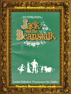 London Palladium Theatre – Jack and the Beanstalk – 1968