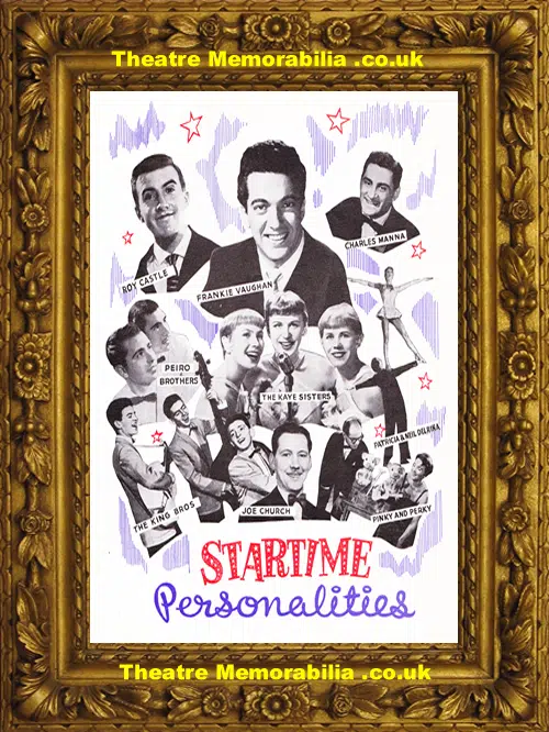 London Palladium Theatre - Star Time - 1950s - Frankie Vaughan