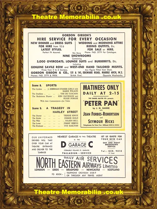 London Palladium Theatre - These Foolish Things - 1938