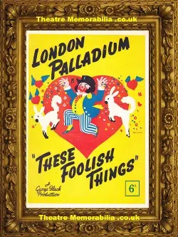 London Palladium Theatre – These Foolish Things – 1938