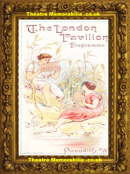 London Pavilion Theatre – Variety Show – 1893