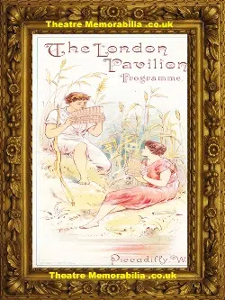London Pavilion Theatre – Variety Show – 1893