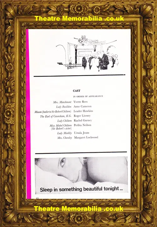 London Piccadilly Theatre - An Ideal Husband - 1966