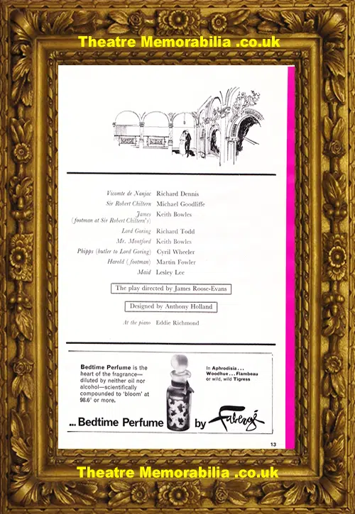 London Piccadilly Theatre - An Ideal Husband - 1966