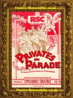 London Piccadilly Theatre – Privates On Parade – 1978