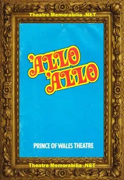 London Prince Of Wales Theatre – Allo Allo – 1986