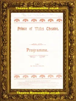 London Prince Of Wales Theatre – Charley’s Aunt – 1913