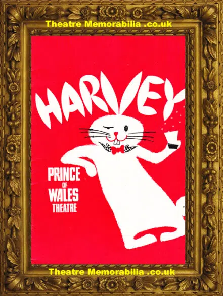 London Prince Of Wales Theatre – Harvey – 1975 – James Stewart