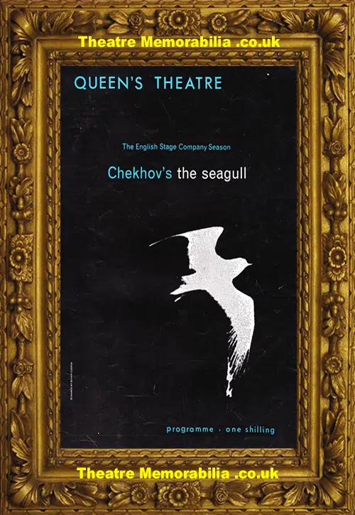 London Queens Theatre - Anton Chekov - The Seagull - 1964