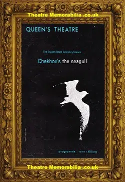 London Queens Theatre – Anton Chekov – The Seagull – 1964