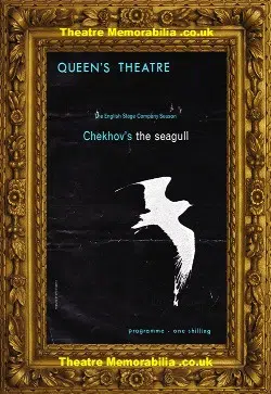 London Queens Theatre – Anton Chekov – The Seagull 1964 Redgrave