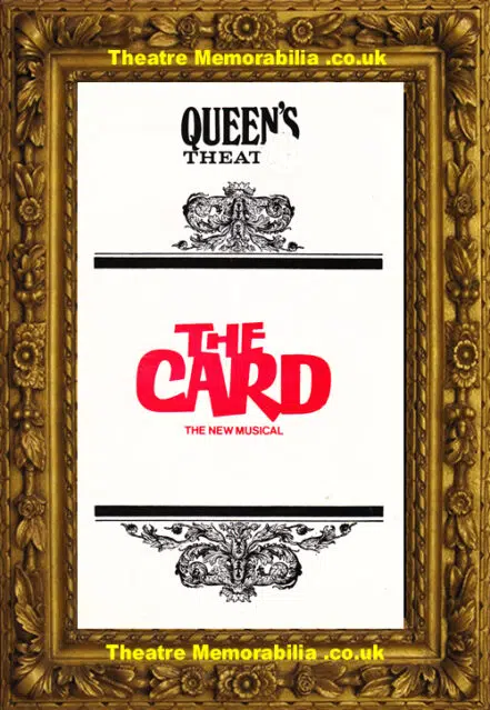 London Queens Theatre – The Card – 1973 – Marti Webb