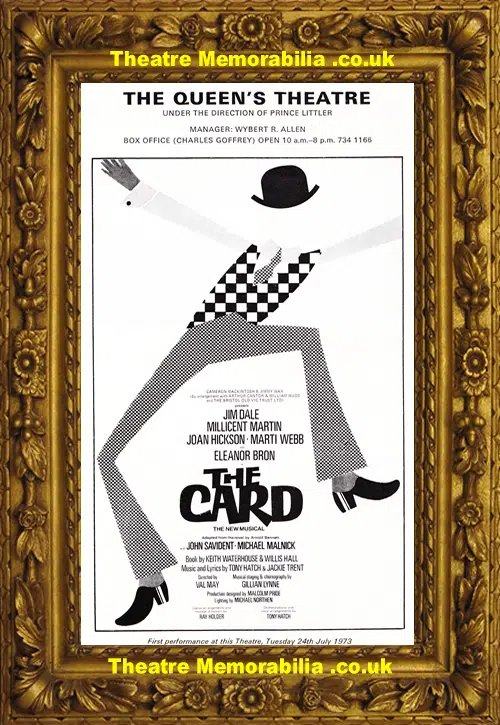 London Queens Theatre - The Card - 1973 - Marti Webb