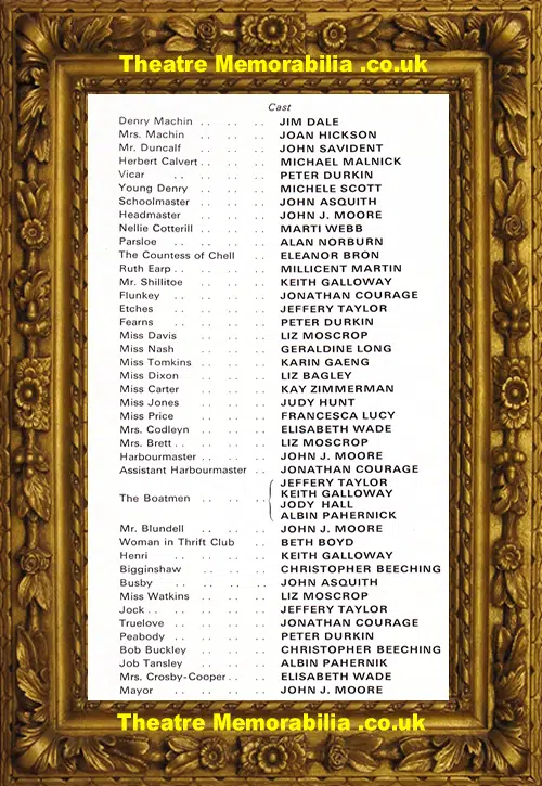 London Queens Theatre - The Card - 1973 - Marti Webb