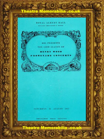 London Royal Albert Hall – BBC Proms Concert 1957