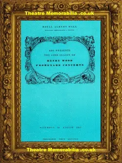 London Royal Albert Hall – BBC Proms Concert 1957