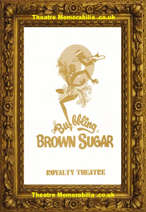 London Royalty Theatre - Bubbling Brown Sugar - 1977