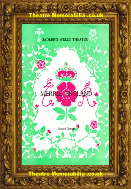London Sadler Wells Theatre – Merrie England – 1960