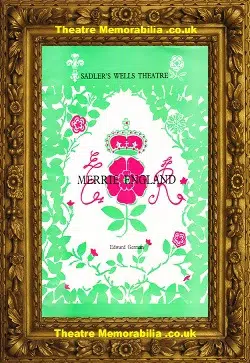 London Sadler Wells Theatre – Merrie England – 1960