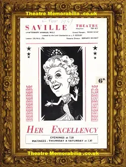 London Saville Theatre - Her Excellency - 1949