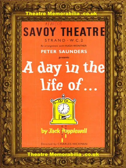 London Savoy Theatre – A Day In The Life Of … 1958