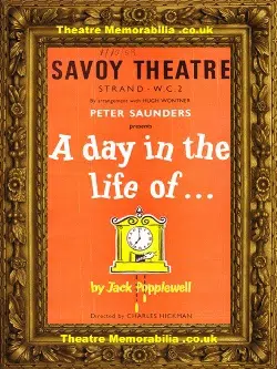 London Savoy Theatre – A Day In The Life Of … 1958