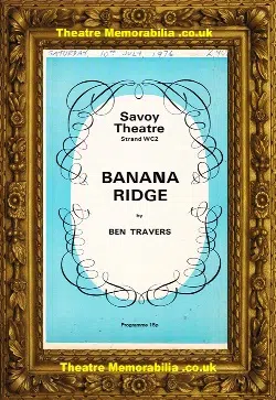 London Savoy Theatre – Banana Ridge – 1976 – Geoge Cole