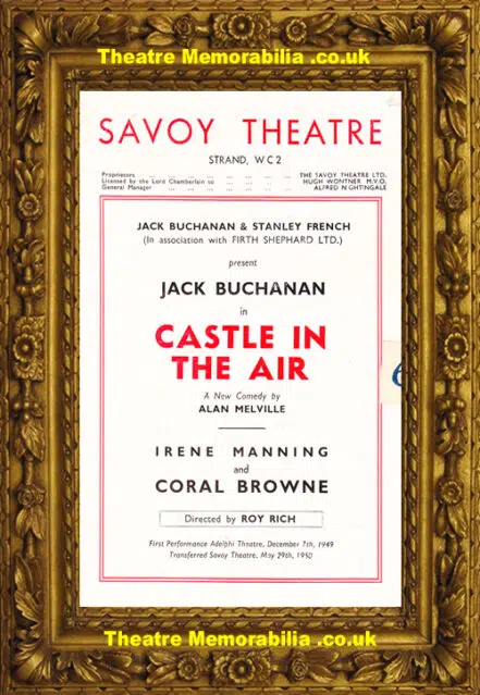 London Savoy Theatre – Castle In The Air – 1950