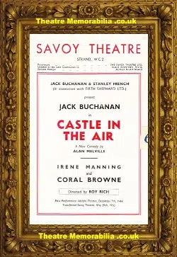 London Savoy Theatre – Castle In The Air – 1950