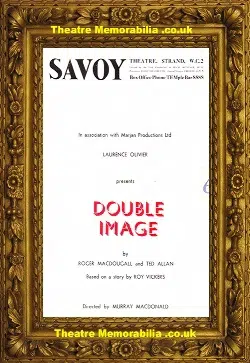 London Savoy Theatre – Double Image – 1956 Richard Attenborough