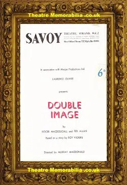 London Savoy Theatre – Double Image – 1956 Richard Attenborough
