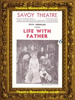 London Savoy Theatre - Life With Father - 1947