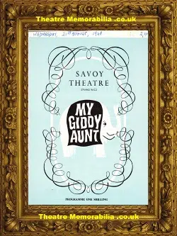 London Savoy Theatre – My Giddy Aunt – 1968 – Irene Handl