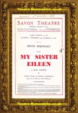 London Savoy Theatre – My Sister Eileen – 1944