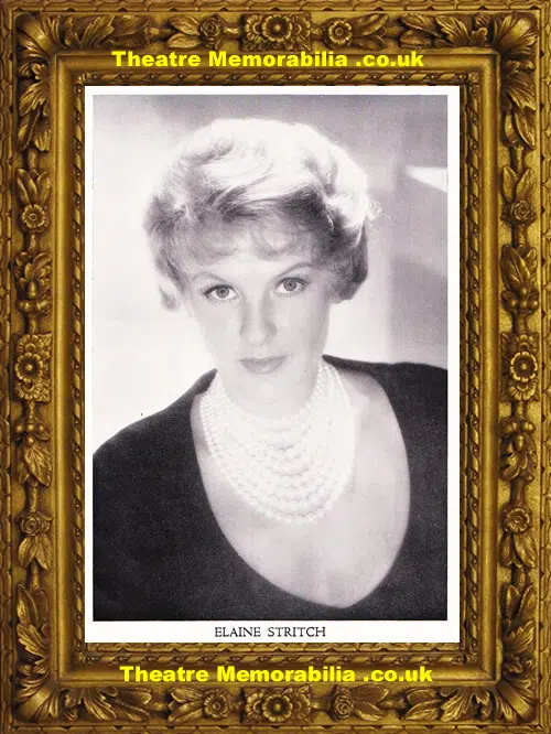 London Savoy Theatre - Sail Away - 1962 - Elaine Stritch