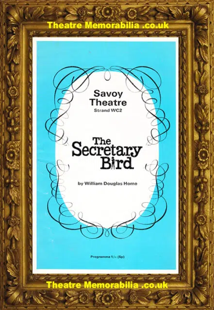 London Savoy Theatre – The Secretary Bird – 1968 – Betty Wolfe