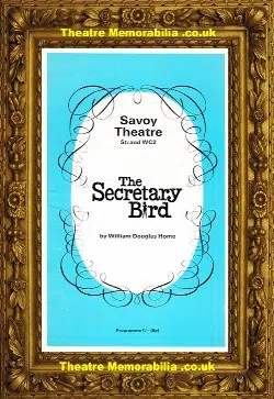London Savoy Theatre – The Secretary Bird – 1968 – Betty Wolfe