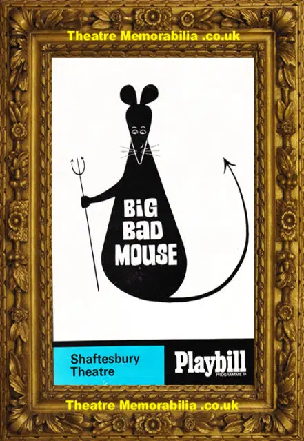 London Shaftesbury Theatre – Big Bad Mouse – 1967 – Roy Castle