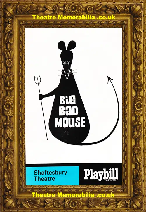 London Shaftesbury Theatre - Big Bad Mouse - 1967 - Roy Castle